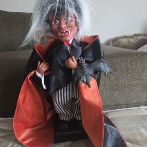 Vampire Doll with Bat Accessory